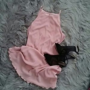 ❌SOLD❌ NB pink silk dress